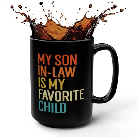 Funny Son-In-Law coffee mug,black,expression on your daughter’s face-priceless - Picture 2 of 4